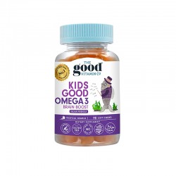 【软糖因自然因素融化不理赔】The Good Vitamin CO 儿童OMEGA 3 鱼油软糖 促进大脑发育 柑橘橙味 90粒 保质期2027.7